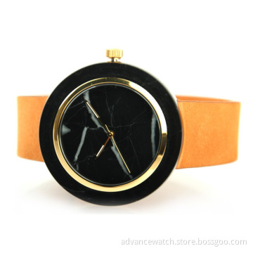 New design marble stone fashion watch for man, 2017 new trendy luxury products